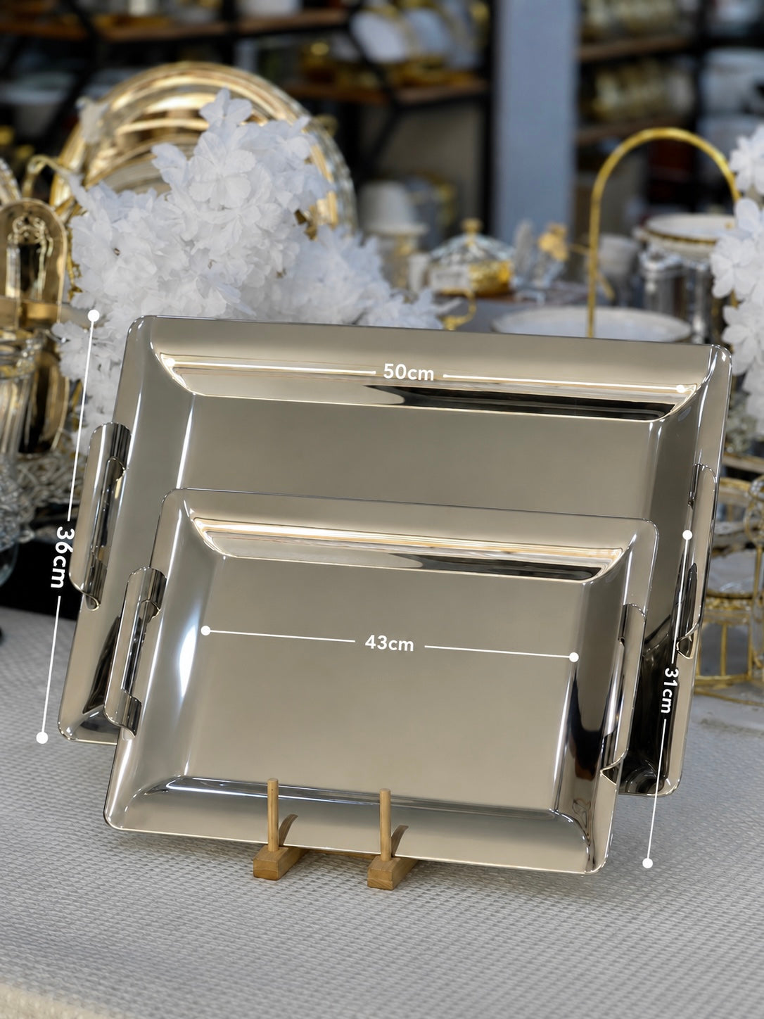 plateaux inox premium