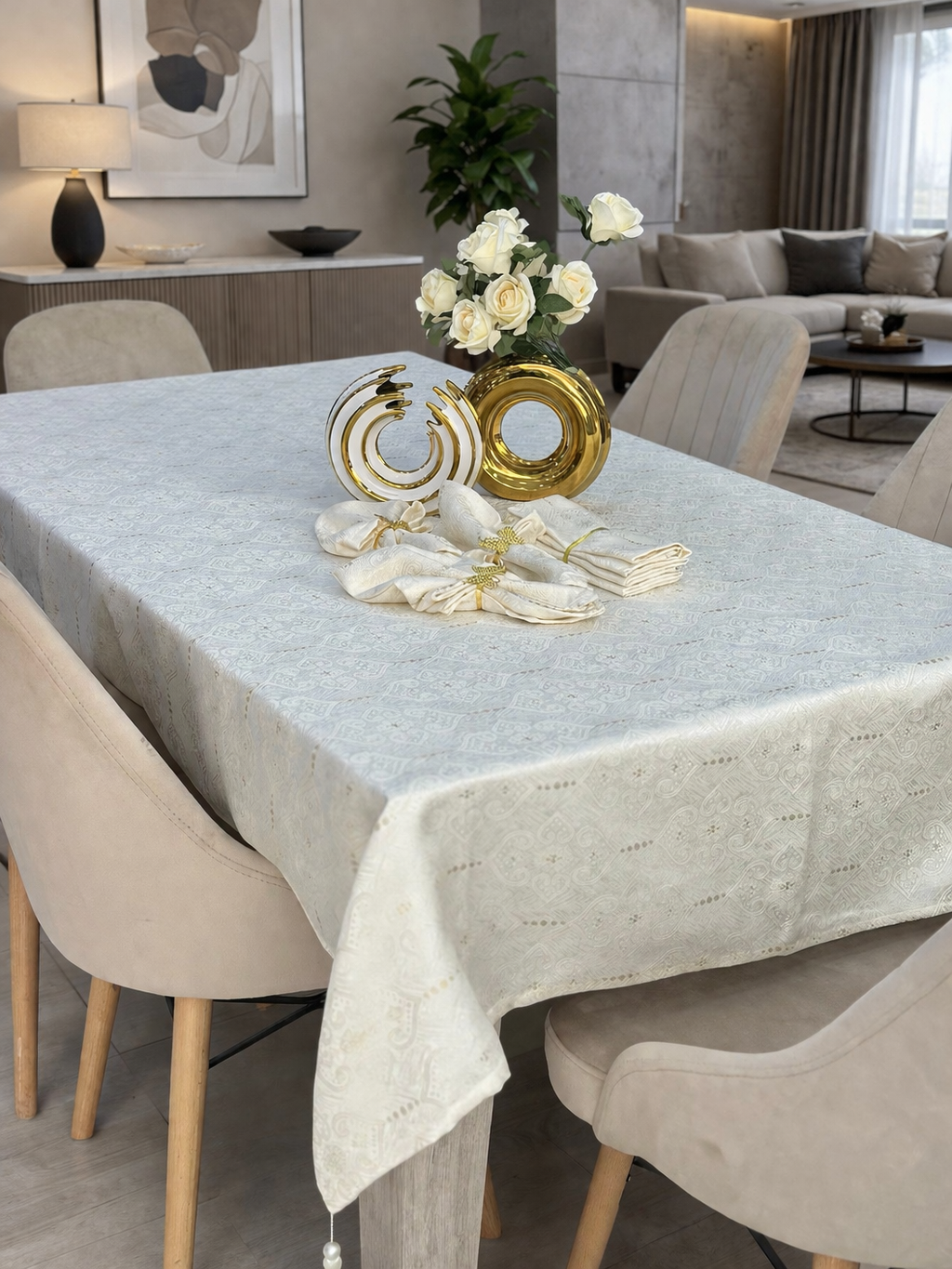 Nappe de table moderne 7p