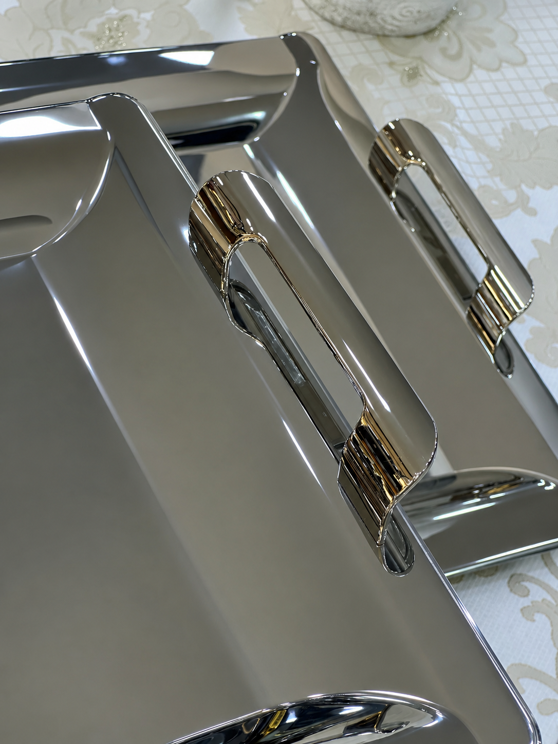 plateaux inox premium (02 Pièces)