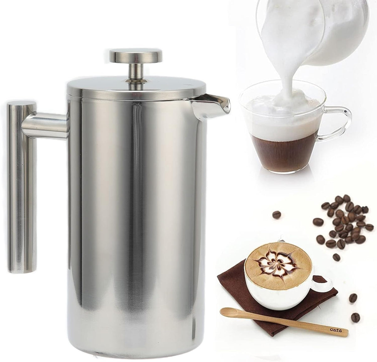 Théière thermos inox 1L  برادة حافظة للحرارة