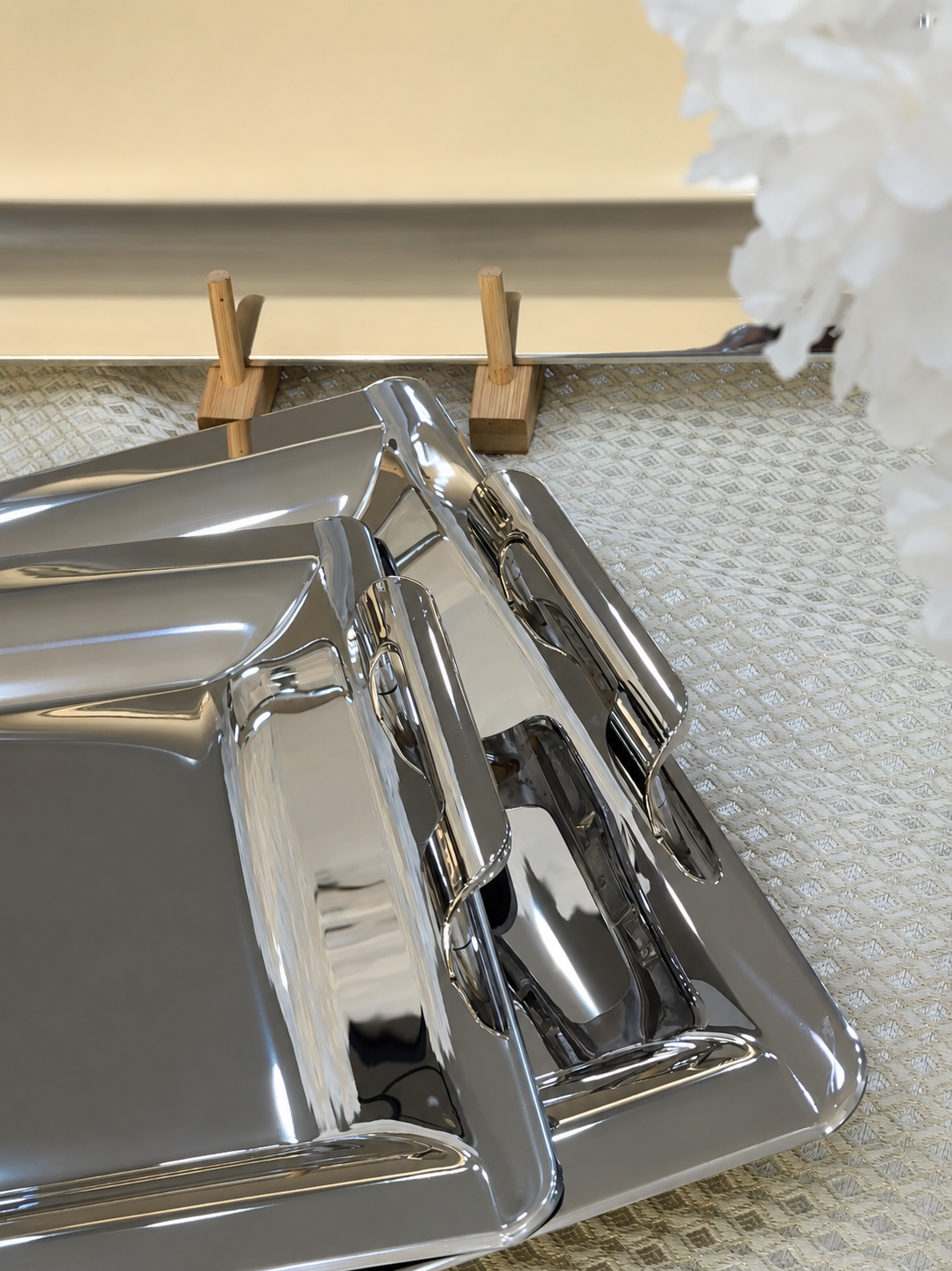 plateaux inox premium (02 Pièces)