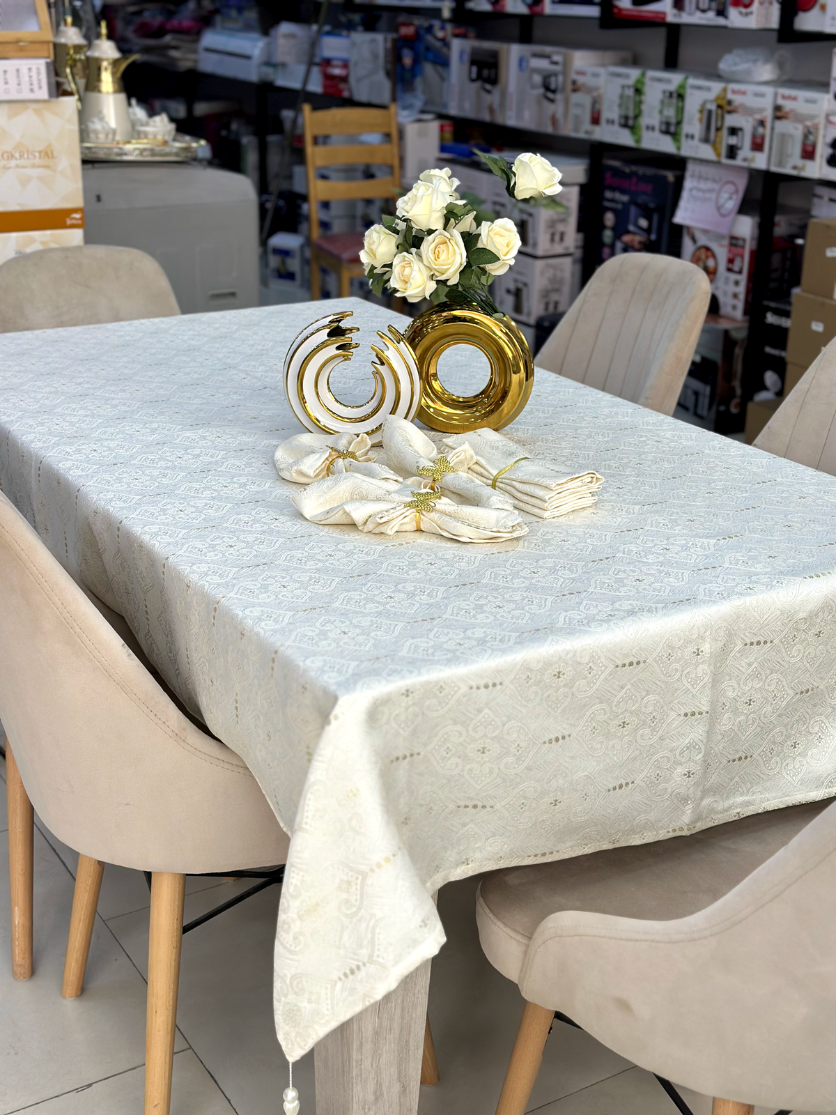 Nappe de table moderne 7p